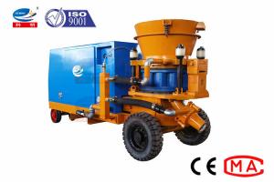 China Diesel Type Concrete Spray Shotcrete Machine Low Fitting Consumption on sale