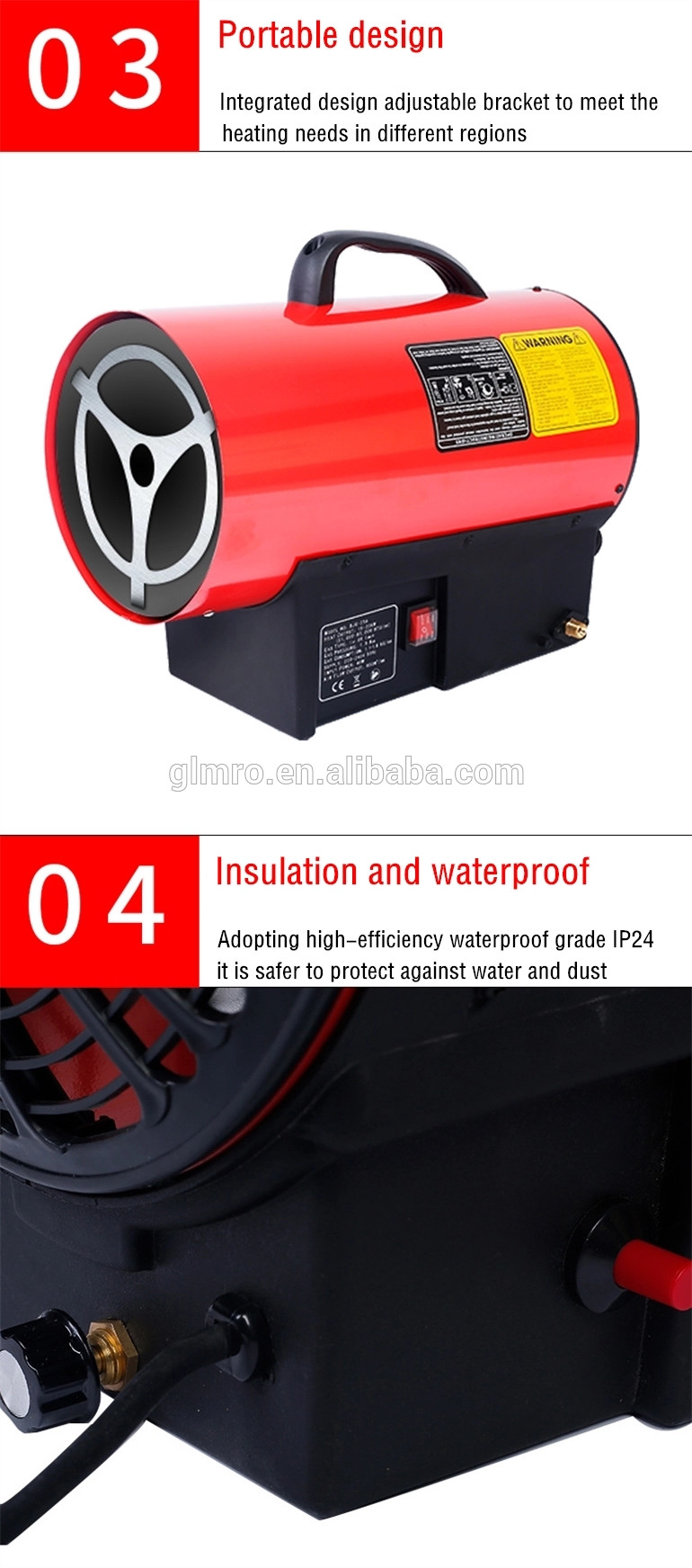 10KW Industrial Gas Heater, Electrical Heaters