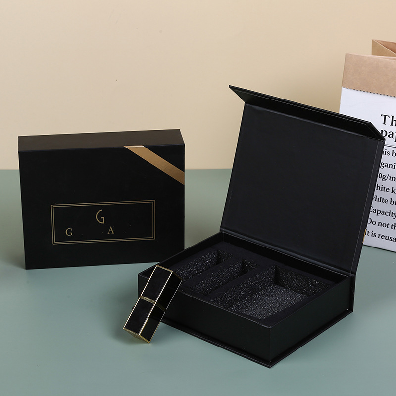 Dekun Manufacture Customized Colored Rigiding Clamshell Perfume Cosmetics Boxes With Logo