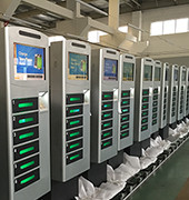 Free Standing Cell Phone Charging Station With 6 Safe E - Lock Charging Box