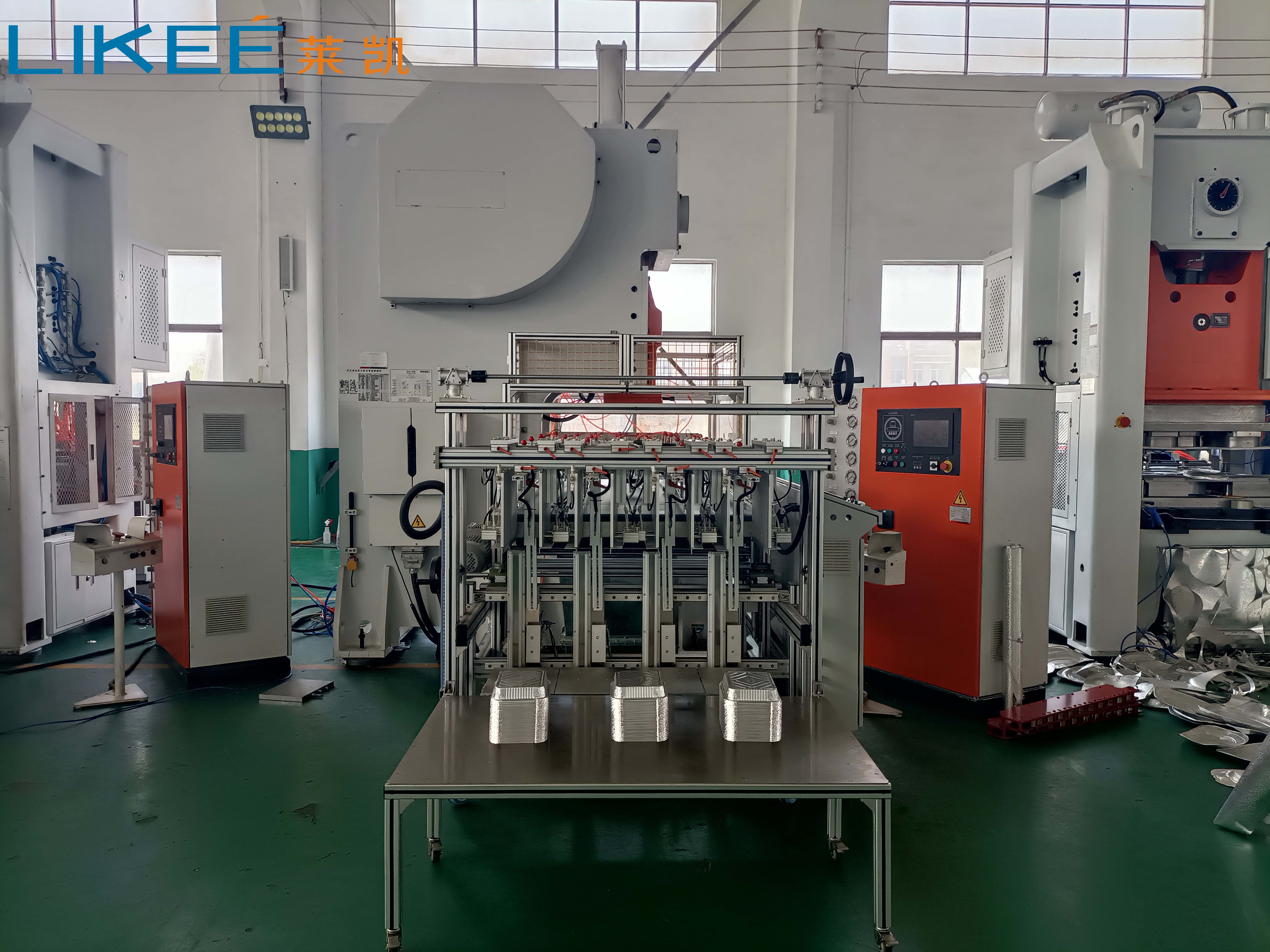 Fully Automatic Aluminum Disposable Plate Making Machine With Mitsubishi PLC