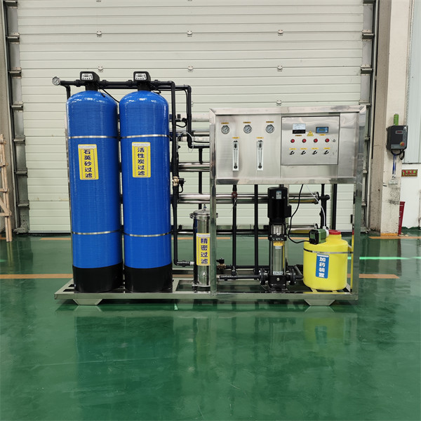 Single Pole Two Tank Ro Water Treatment Machine with Low Energy Requirements