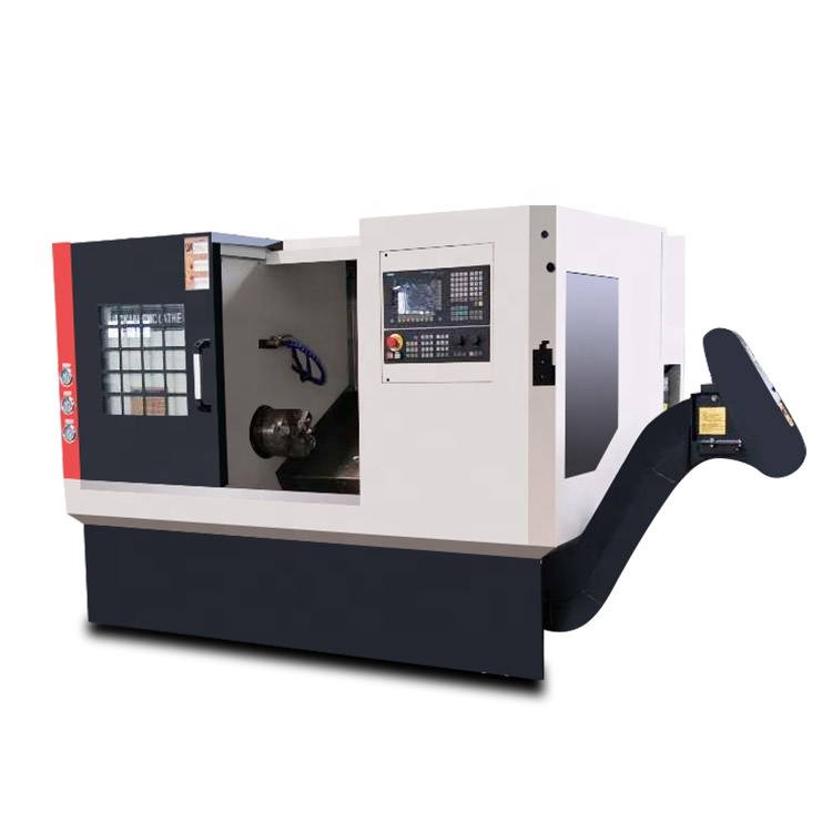 CNC Hydraulic Collet Lathe Machine TCK40 Servo Turret High Speed Slant Bed Cnc Lathe
