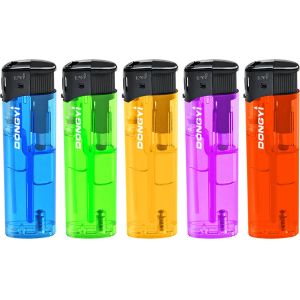 18/19kgs N.W/G.W EU Cigarette Electronic Lighter for Transparent Model NO. DY