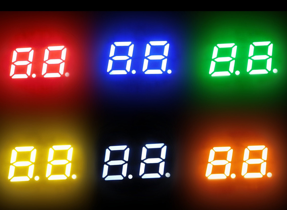 0.28 Inch 2 Digit 7 Segment LED Display Red Common Anode And Cathode