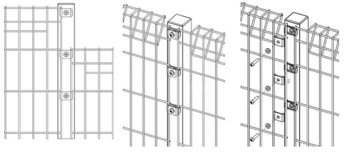 Double Loop Welded Wire Mesh Garden Pool Fencing