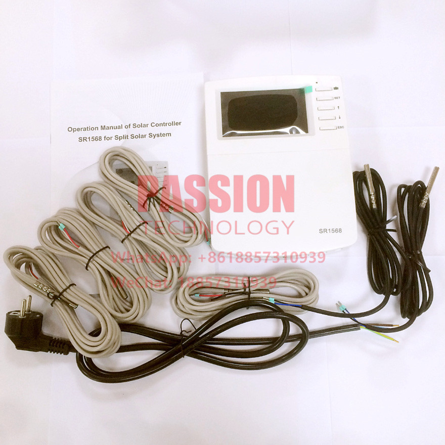 SR1568 Controller For Split Pressurized Solar Water Heating System Elements