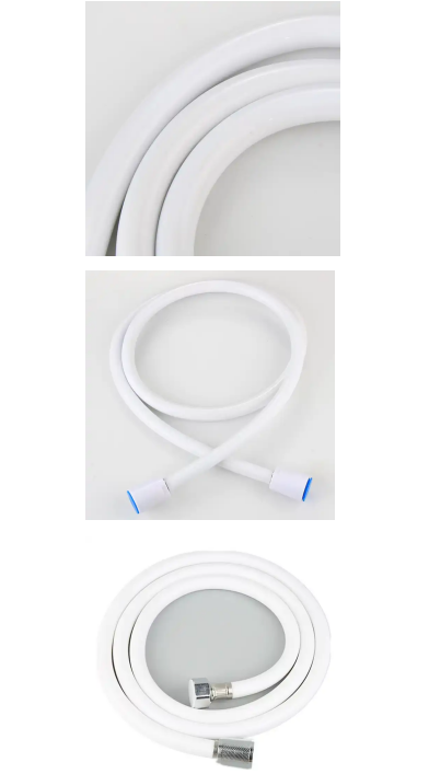 Directly Supply White PVC Shower Water Hose With Sustainable Characteristics