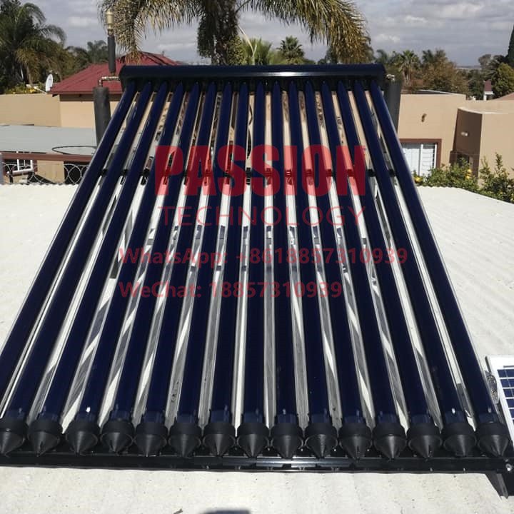20tubes Heat Pipe Solar Collector 24x90mm Condensor Pressure Solar Water Heater