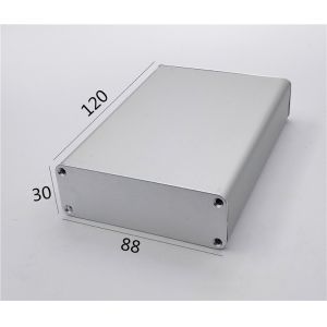 China 88*30*120mm Anodizing White Extruded Aluminum Box Enclosures on sale