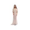 Buy cheap Champagne Beaded Lace Long Middle Eastern Prom Dresses For Bride Bridesmaid from wholesalers