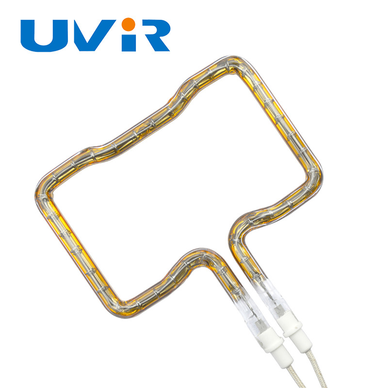 Infrared Heating Element Tube for UVIR Customized 3D Shaped Gold-Coated Heating Radiator