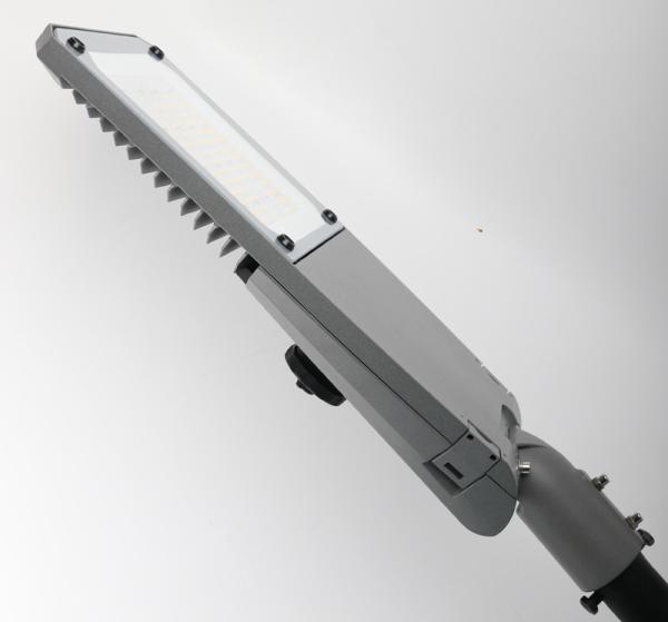 120° Beam Angle LED Street Light Housing In Dark Gray 50 Years Lifespan High