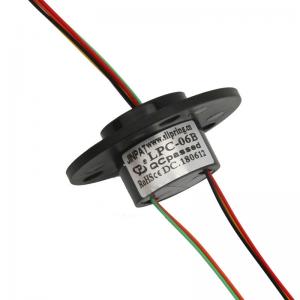  Cap Type Rotary Slip Ring 6 Circuit 2A 240 VAC/DC Low Contact Resistance Manufactures