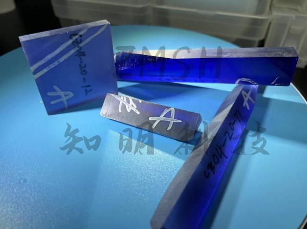 Synthetic Gemstones Uncut Corundum Raw Material Unpolished Lab Created Blue