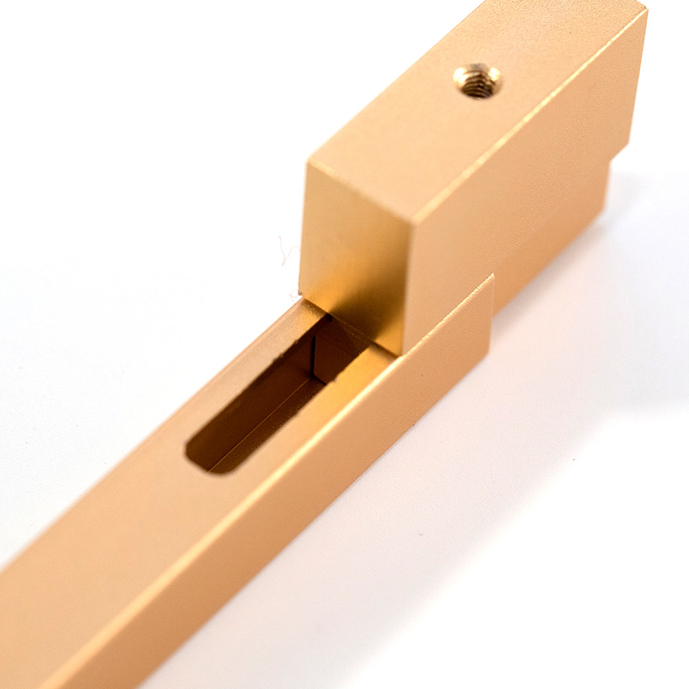 12 Inch Aluminum Golden Wardrobe Door Handles Hardware for bedroom