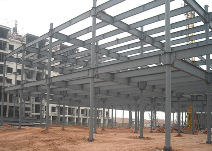 China Design Prefabricated Steel Structure Large Span Metal Frame Warehouse 1000 Sqm Painted Steel Structure Building