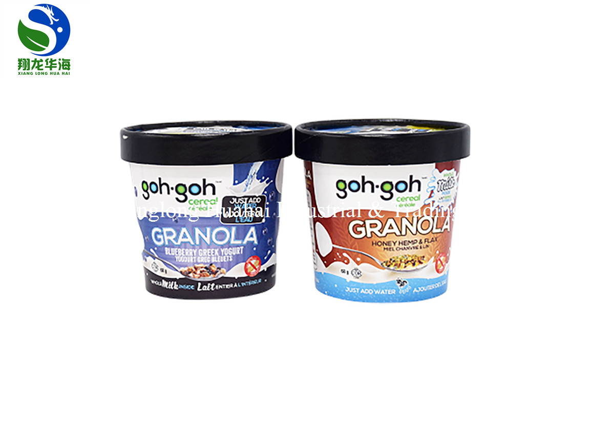Vietnam supplier custom logo printed disposable paper soup bowl