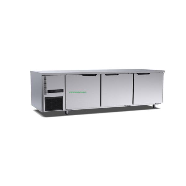 Commercial Hotel Kitchen 460l 3 Door Under Bench Fridge 220v Deep Freezer Table