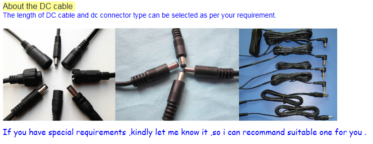 12v 0.5a power adapter