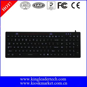  IP68 Backlit Washable Silicone Keyboard With On / Off Switch and12 Function Keys Manufactures