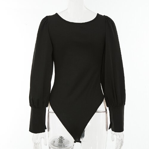OEM European And American Women'S Clothing Spring Long Sleeved T -Shirt Wrapped