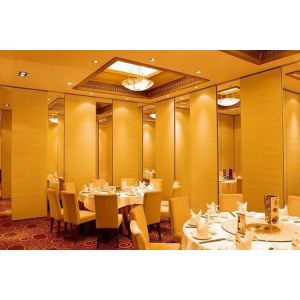 Easy Operable Top Hanging Folding Sliding Partition Walls for Hotel