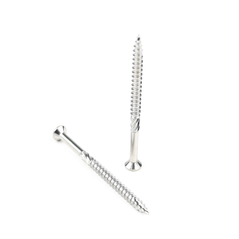 Pan Head 60mm Wood Deck Screws With Nibs for Long-lasting Wood Floor Installation