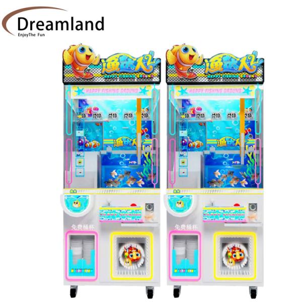 New Playing Fishing Machine Children Real Catching Fish Vending Machine For Game