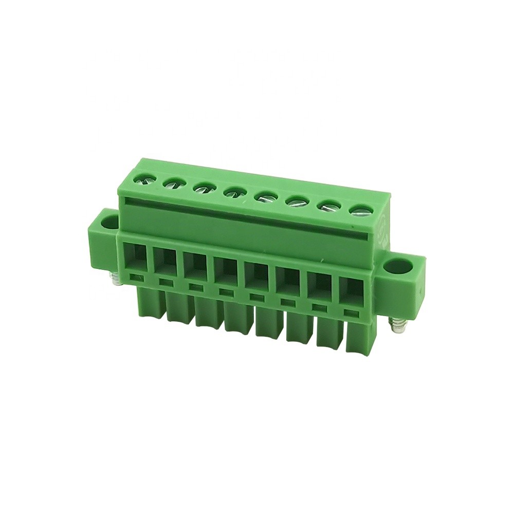  3.5MM 3.81MM Pitch Plug In Terminal Block 300V 8A HQ15EDGKBM Manufactures