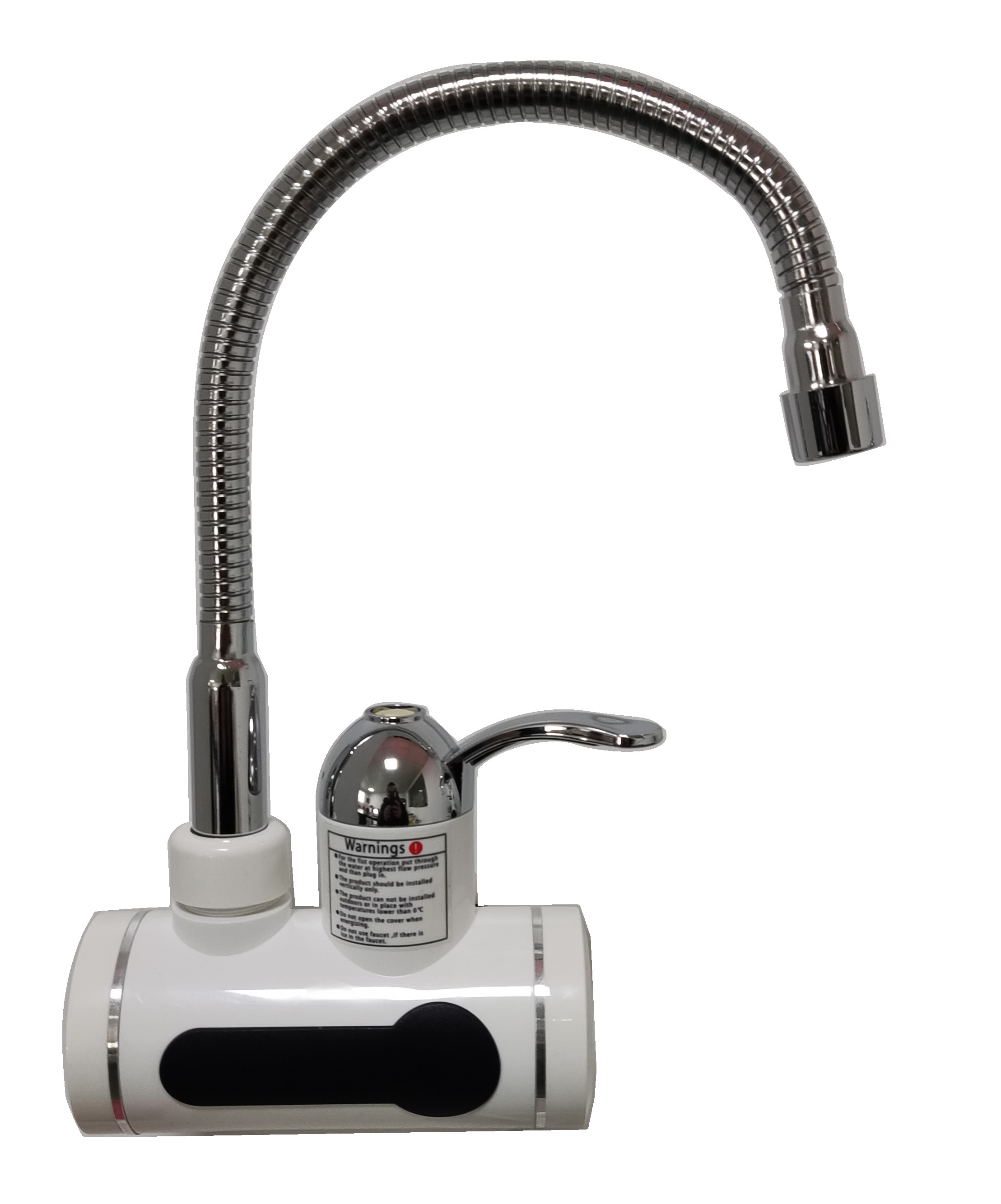 SS304 Electric Hot Water Mixer Tap 220V 3000W For Kitchen Use