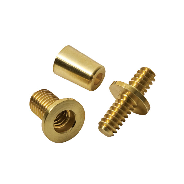 OEM Machining Deburring Brass Turning Milling Parts CNC Lathe