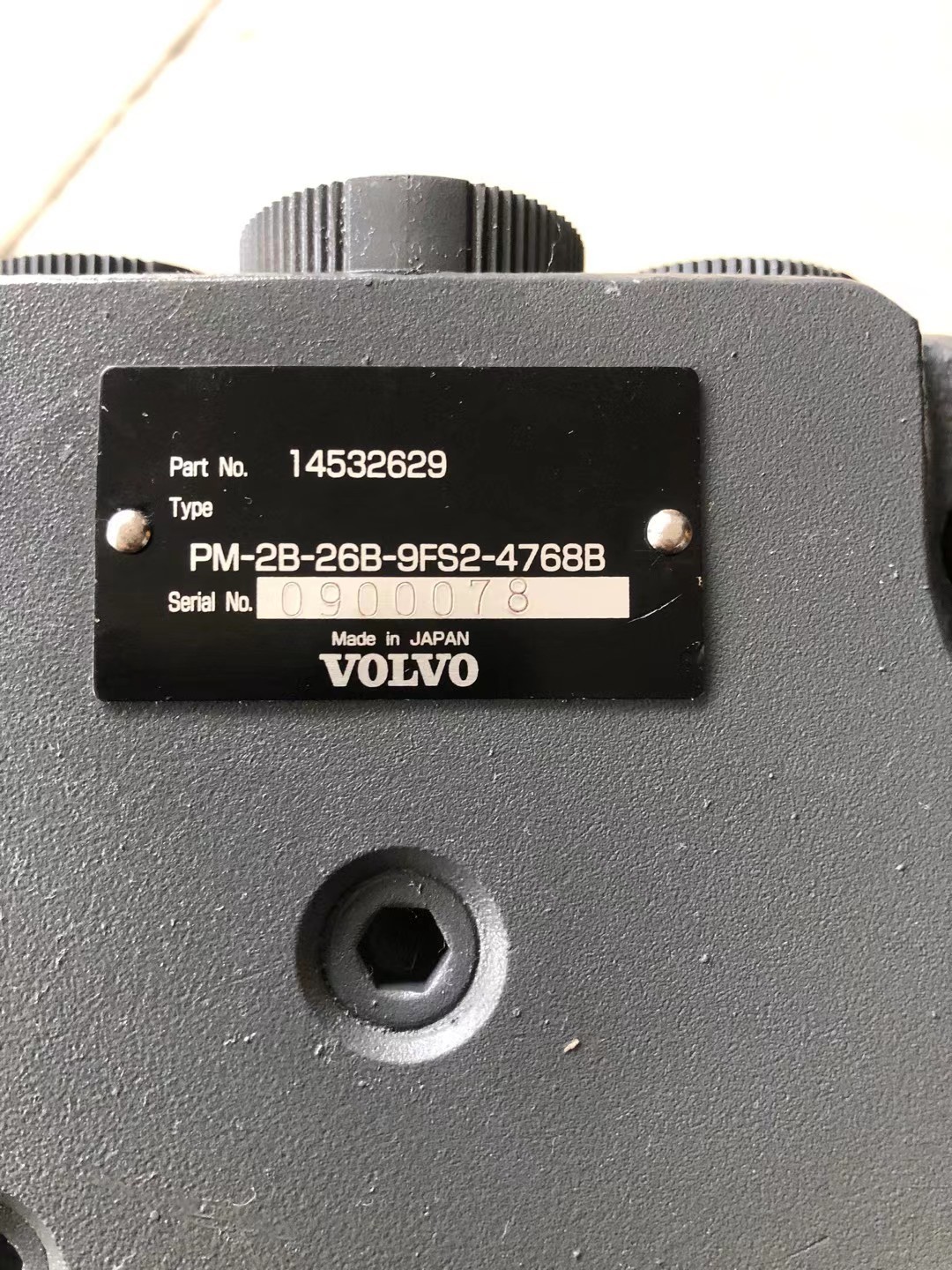 Standard Steel Slew Motor Excavator Volvo 55 Swing Drive Motor