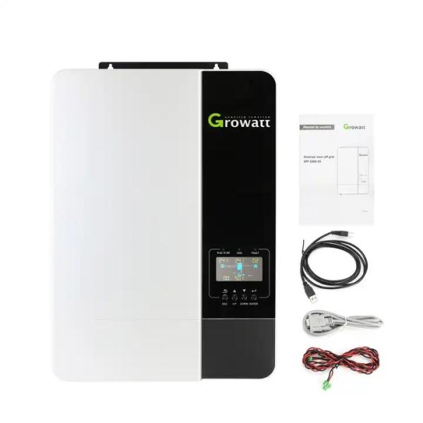 5kw 10kw 15kw 20kw 30kw Solar System Growatt Hybrid Off Grid Inverter 48V SPF