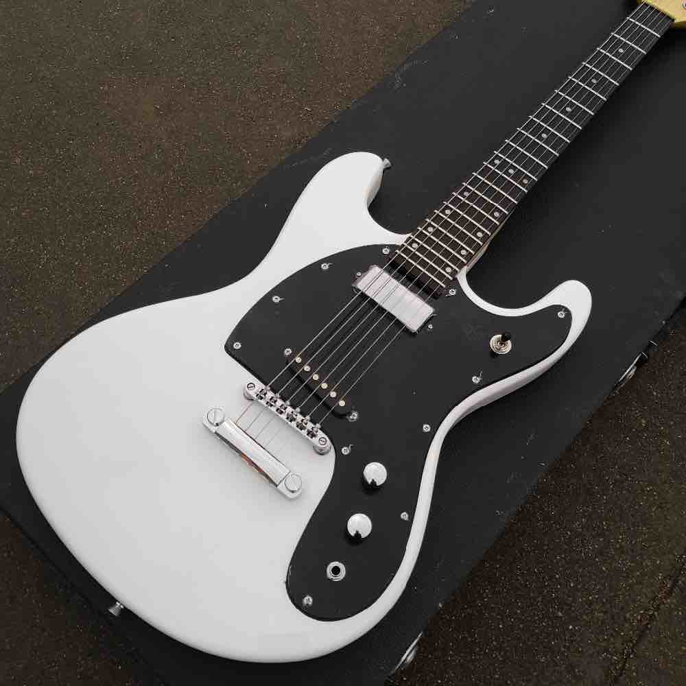 Custom 1966 Ventures Mosrite Zero Fret JRM Johnny Ramone Electric Guitar Tremolo Tailpiece in Blue Color