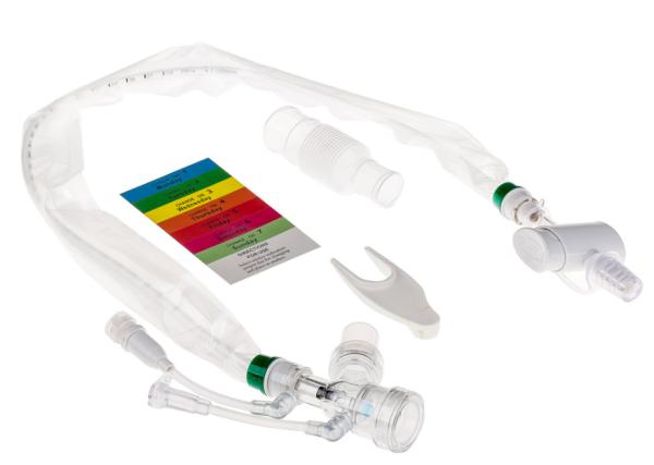Endotracheal Length 600mm Closed Suction Catheter 16Fr Closed Inline Suction for