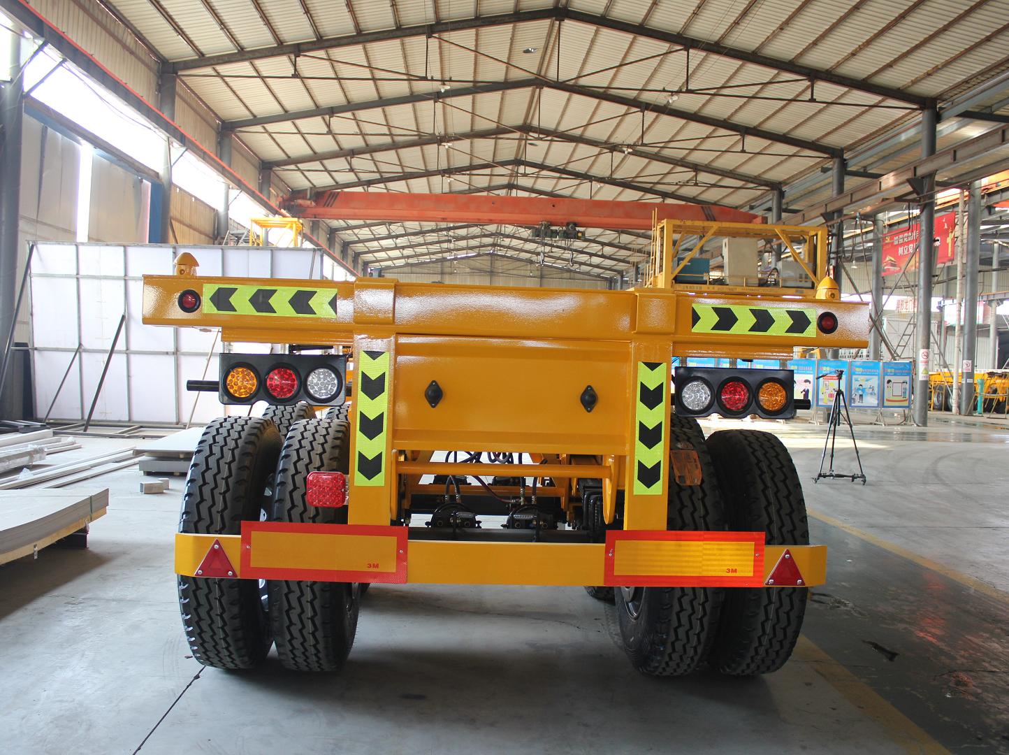 NDRC Announced Enterprise 20 Feet 40ft Container Semi Remorque Container Chassis Semi Trailer