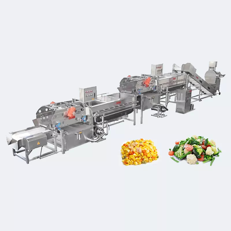 Fully Automatic Fruit And Vegetable Processing Machinery 300-1000kg/h