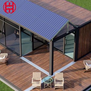 Modular Prefabricated Tiny Container House with Detachable Container Solar