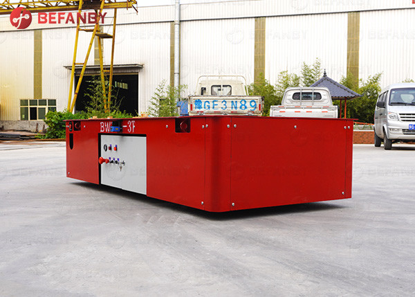 Steel Plate Handing Battery Powered Trackless Transfer carts