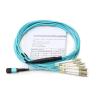 Buy cheap 8 Core 12 Core Fiber Cable Patch Cord Male Female Fanout Breakout MPO MTP To LC from wholesalers