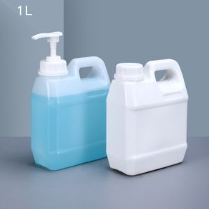 China Plastic Square Barrel Jerry Can With Screw Lid Material Thickened Container 1L Supplied on sale