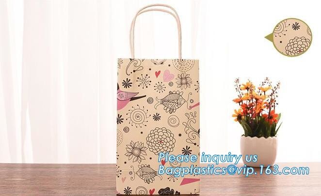 Cheap Customized Pink Printed Paper Shopping Bag For Clothing and Gift,Recycled Luxury Paper Bags & Retail Carrier Bags