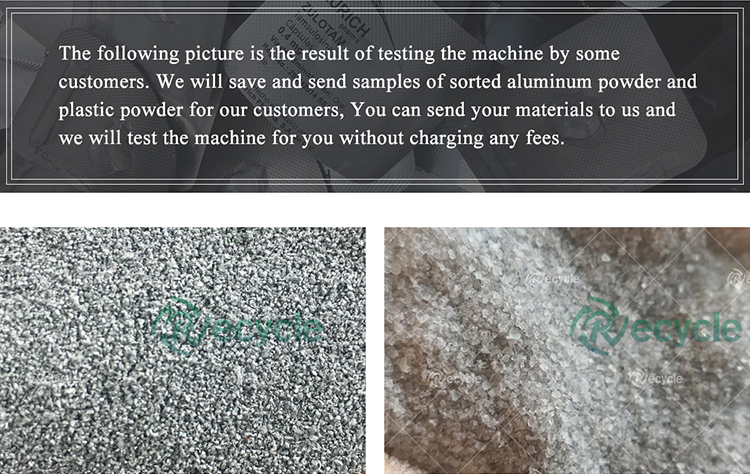 As Required Aluminum Plastic Recycling Machine for Recycling Waste Toothpaste Tubes