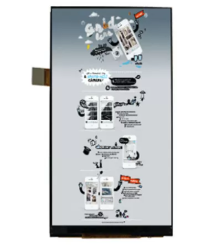 4.7 Inch HD TFT LCD Screen with 720x1280 Resolution and 300 cd/m² Brightness