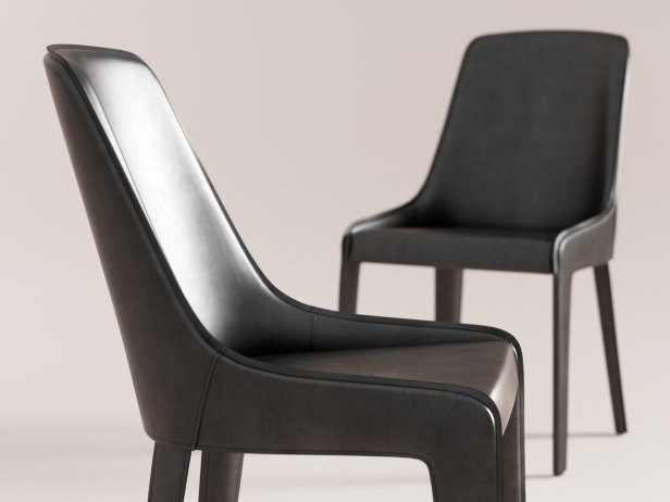 Nordic Design Coffee Dining Chair , Solid Wood Backrest Fashion Hotel Chair