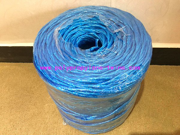 8g/m Professional Blue Polypropylene Twine Recycled Rope Tenacity Over 252KG