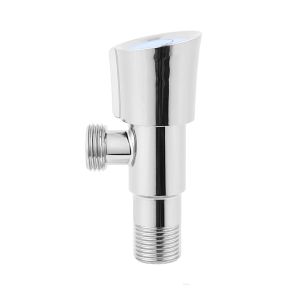 Quarter Turn SS201 Plating Angle Valve For Lavatory 1/2"X1/2" Angle Stop Valve