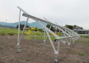  Aluminum AL6005-T5 PV Panel Mounting Brackets 1.4KN/m2 Manufactures
