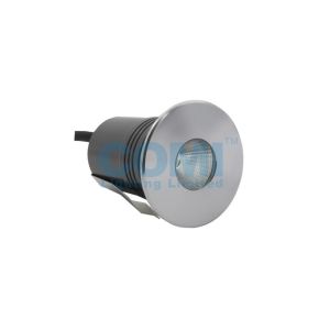 Mini Type 1 * 5W COB LED Inground Light Round Front Ring Install by Mounting